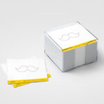 Note Paper Transparent Slip Pad Holder Mockup