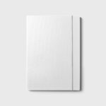Notebook with Fine Trap Mockup in Top View