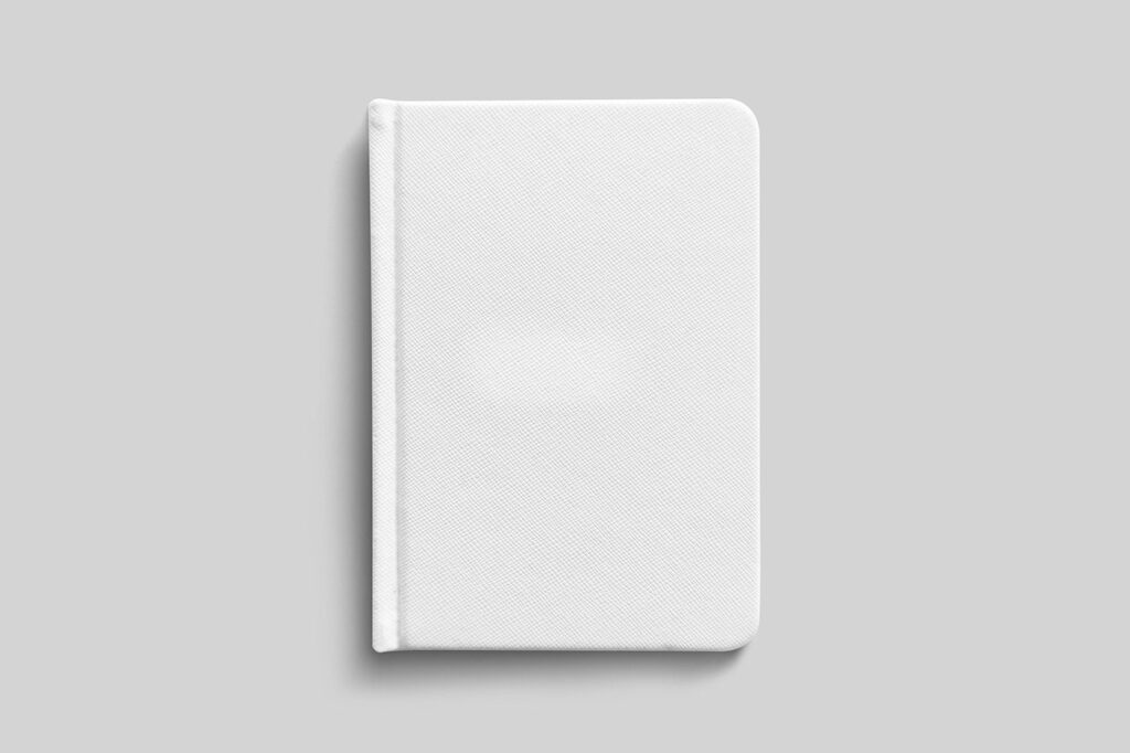 Notebook with Textured Cover Mockup