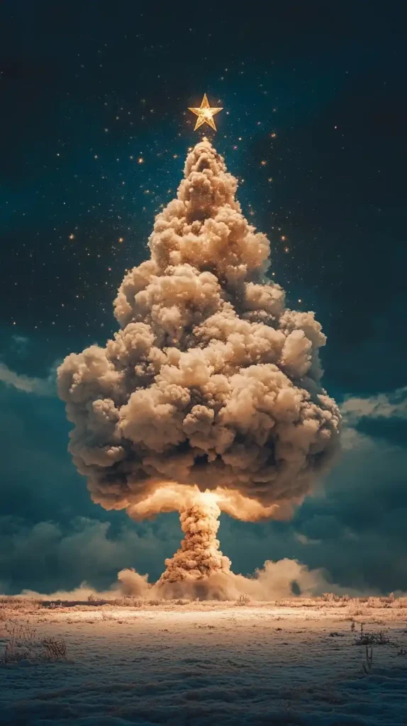 Nuclear Christmas Tree Cloud