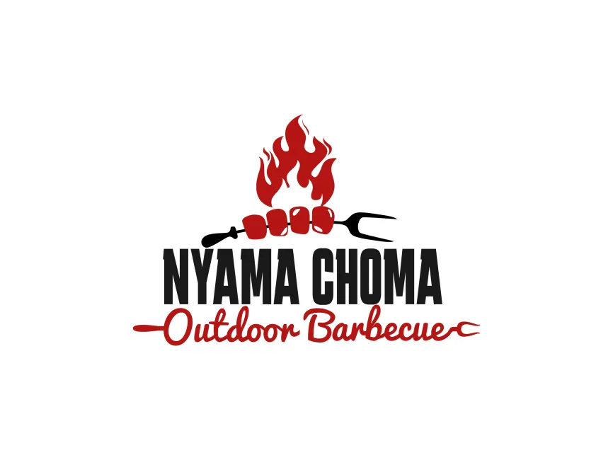 Nyama Choma Outdoor Barbeque Logo