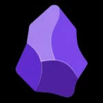 Obsidian App Icon Logo