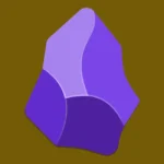 Obsidian App Icon Logo