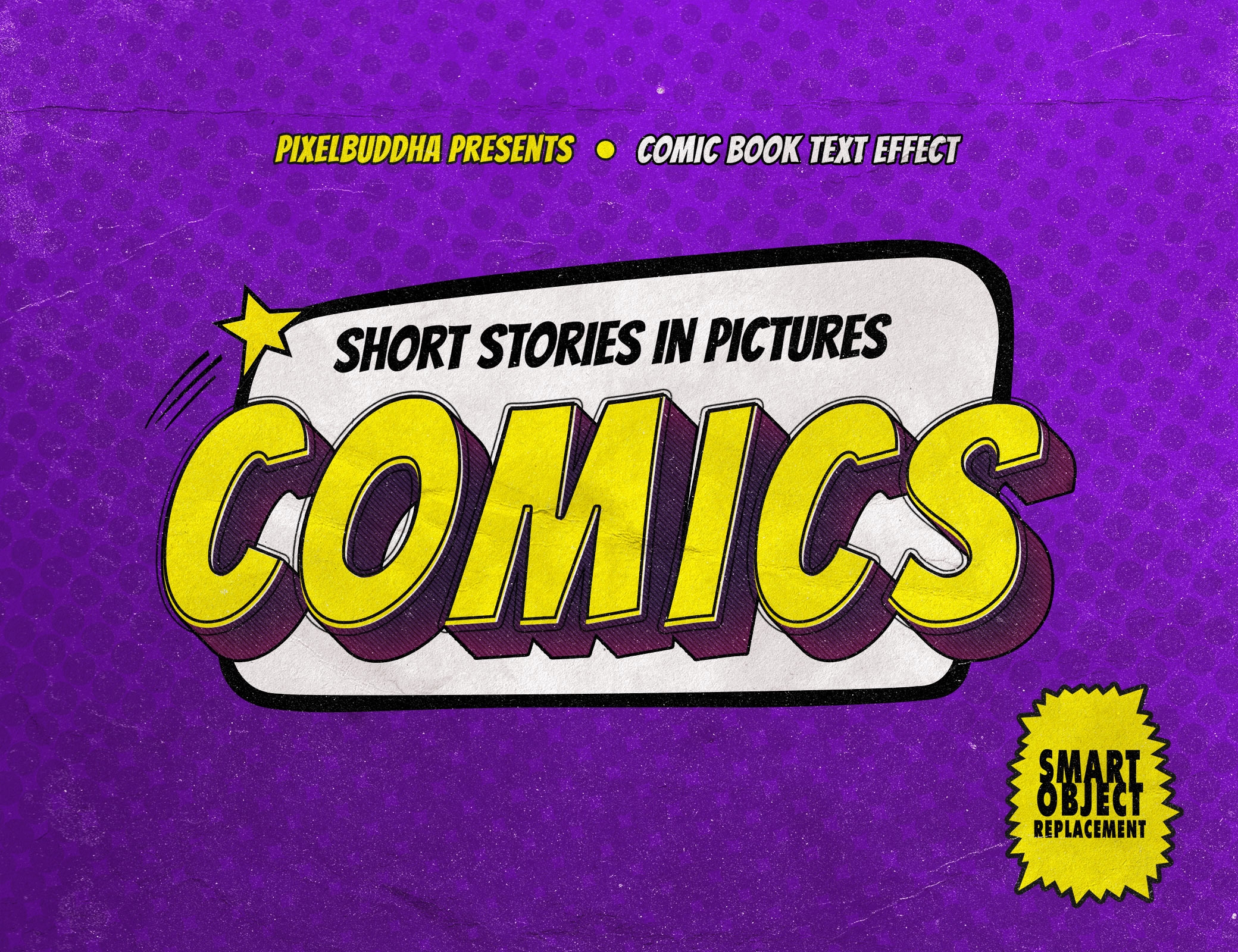 Old Comics Text Effects Set FREE PSD