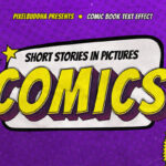Old Comics Text Effects Set
