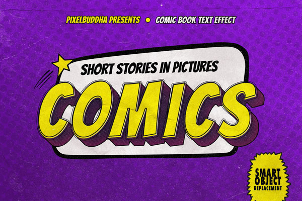Old Comics Text Effects Set