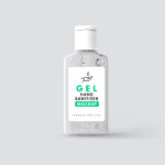 Opaque Simple Sanitizer Bottle Mockup
