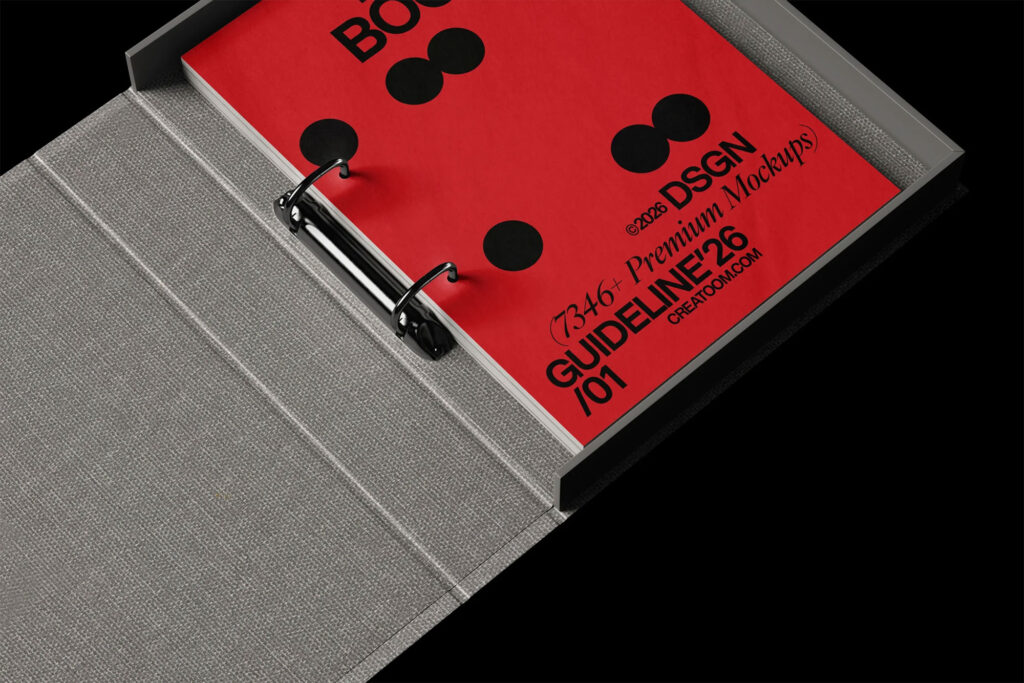 Open Brand Guidelines Book Mockup