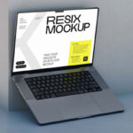 Open MacBook Pro Mockup