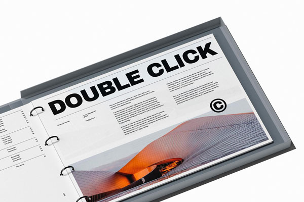 Open Ring Binder Mockup
