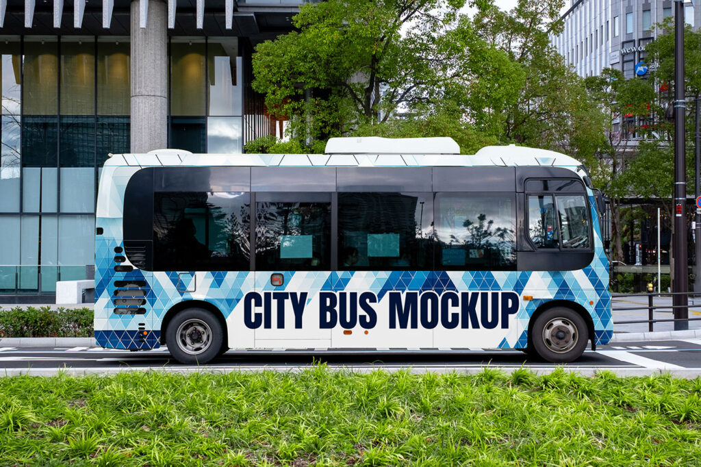 Osaka City Bus Mockup