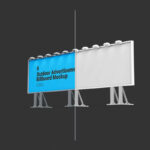 Outdoor Advertisement Billboard Mockup in 3 Sights