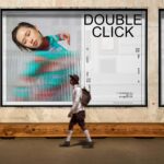 Outdoor Advertising Mockup in Facing View