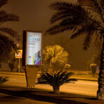 Outdoor Advertising Street Stand Mockup