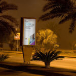 Outdoor Advertising Street Stand Mockup