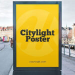 Outdoor Citylight Poster Mockup