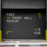 Outdoor Front Wall Mockup