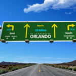 Outdoor Highway Way Finding Signage Board Mockup