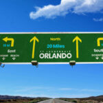 Outdoor Highway Way Finding Signage Board Mockup