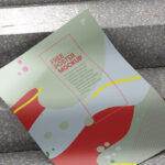 Outdoor Poster Mockup on Stairs