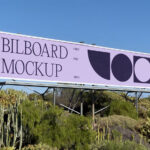 Outdoor Wide Billboard Mockup