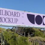 Outdoor Wide Billboard Mockup