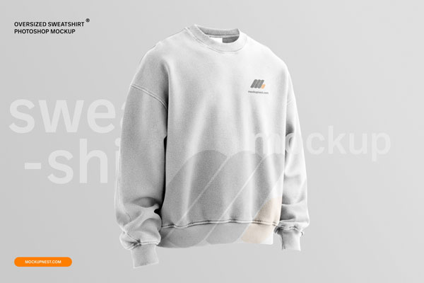 Oversized Sweatshirt Mockup