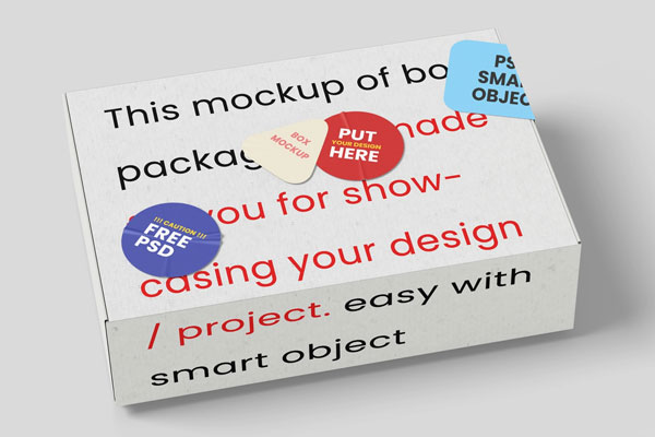 Packaging Box Mockup