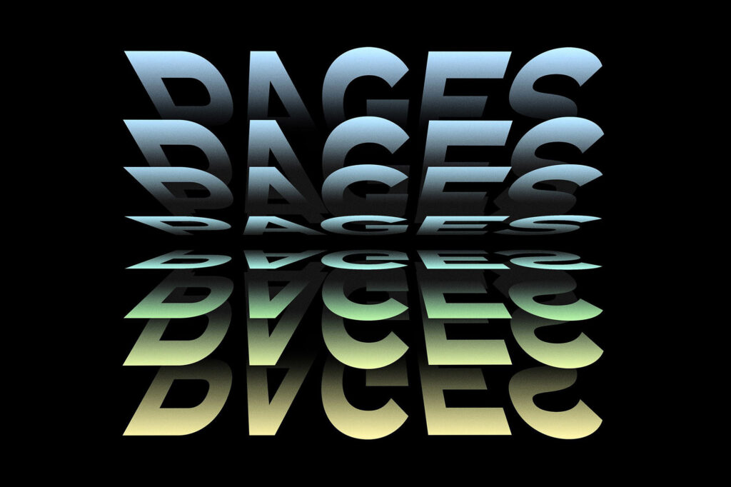 Page Flip Text Effect