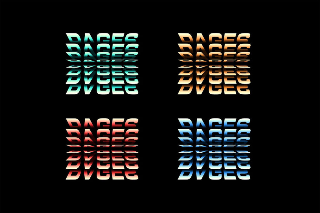 Page Flipped Text Effect