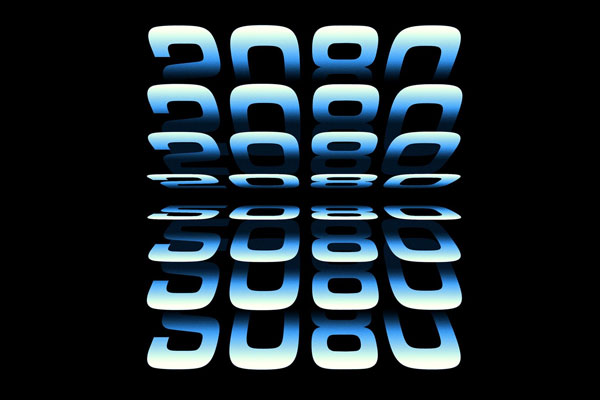 Page Flipped Text Effect