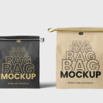 Paper Bag with Clip Mockups