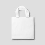 Paper Bag with Wide Handle Mockup