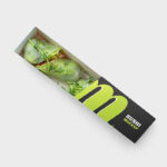Paper Box Mockup with Spring Roll in Top View