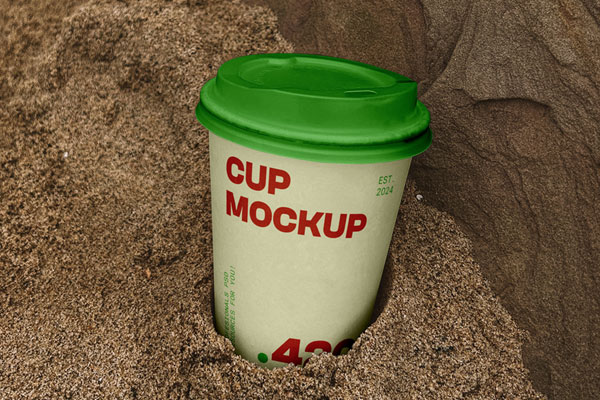 Paper Coffee Cup Mockup