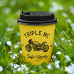 Paper Cup on Grass Mockup