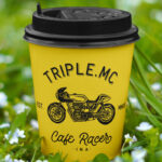 Paper Cup on Grass Mockup