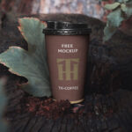 Paper Cup Mockup in Nature