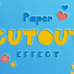 Colorful Paper Cut Out Text / Logo Effect