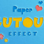 Colorful Paper Cut Out Text / Logo Effect