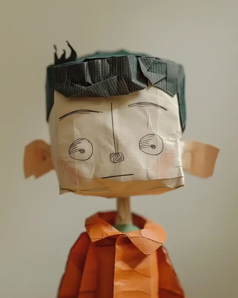 Paper Kid Cutout Art