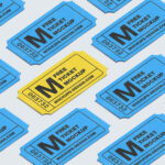 Paper Ticket Mockup in 5 Shots