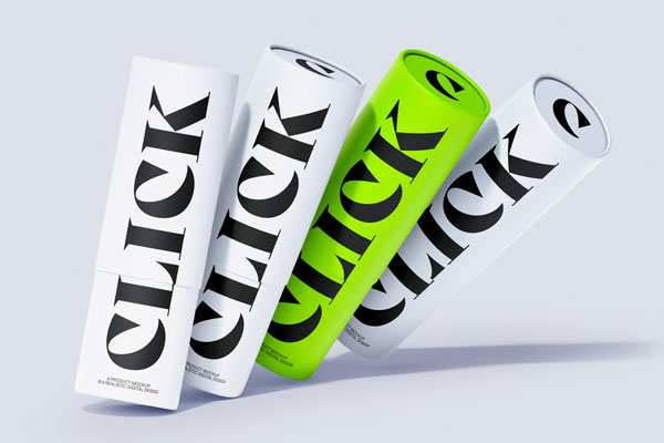Paper Tube Mockup