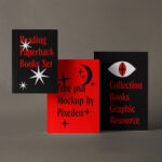 Paperback Book Mockup in Front View