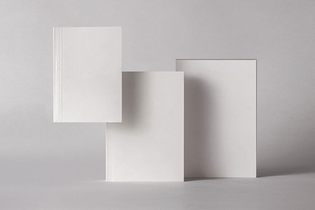 Paperback Book Mockup in Front View