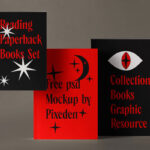 Paperback Book Mockup in Front View
