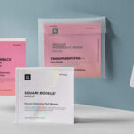 Paperback Booklet, and Product Tag Mockup Set