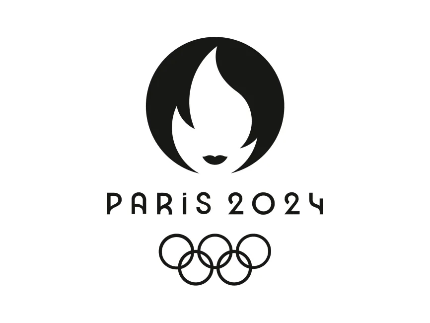 Paris 2024 Olympic Games Black Logo