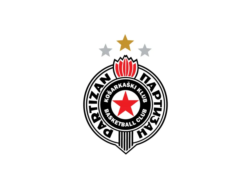 Partizan Basketball Three Star Logo