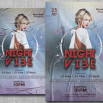 Pastel, Geometric Party Flyer Template